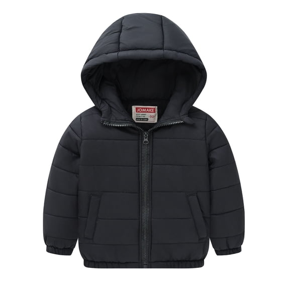 EnJoCho Kids Girls Winter Down Puffer Coat Hooded Windproof Zip Quilted Padded Jacket Warm Lightweight Pocket Outerwear Snow Parka Thermal Cold Weather Coat