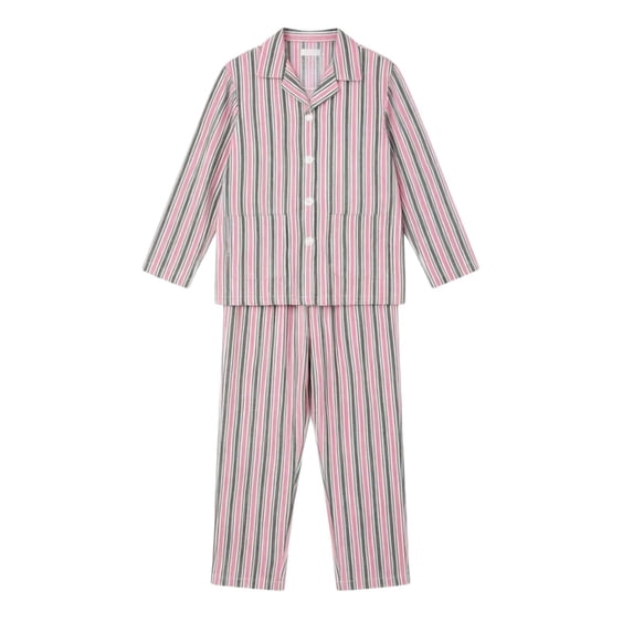 EnJoCho Kids Hospita𝗅 Patient Halloween Costum𝖾 - Striped Long Sleeve Top and Full Length Pants, Soft Comfortable Dress Up Outfit for Boys Girls, Fun Role Play Costum𝖾 for Holiday Parties