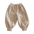 thumbnail image 1 of EnJoCho Kids Maroon Jogger Sweatpants, Soft Cotton Blend Fabric with Elastic Waistband, Comfy Casual Daily Sweat Trousers for Toddler Boys, 1 of 5