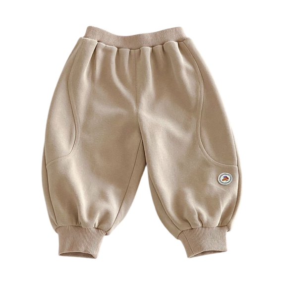 EnJoCho Kids Maroon Jogger Sweatpants, Soft Cotton Blend Fabric with Elastic Waistband, Comfy Casual Daily Sweat Trousers for Toddler Boys