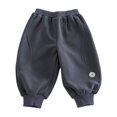 thumbnail image 1 of EnJoCho Kids Maroon Jogger Sweatpants, Soft Cotton Blend Fabric with Elastic Waistband, Comfy Casual Daily Sweat Trousers for Toddler Boys, 1 of 5