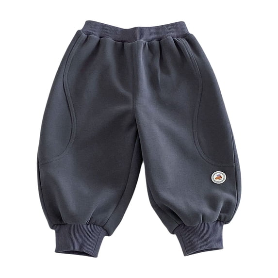 EnJoCho Kids Maroon Jogger Sweatpants, Soft Cotton Blend Fabric with Elastic Waistband, Comfy Casual Daily Sweat Trousers for Toddler Boys