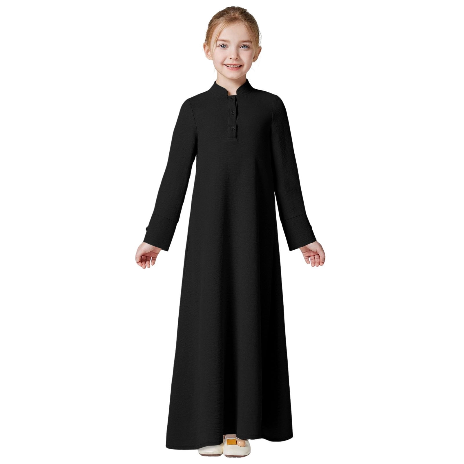 Ramadan Robe EnJoCho Kids Modest Ramadan Robes Girls Musli𝗆 Dress Abaya with Hijab ...