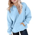 thumbnail image 1 of EnJoCho Kids Oversized Hoodie - Fleece Hooded Long Sleeve Pullover Sweatshirt with Pocket for Boys Girls Fall Winter Back-to-School Casual Outerwear, 1 of 5