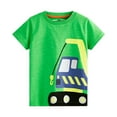 thumbnail image 1 of EnJoCho Kids Party Tops Toddler Boys' Short Sleeve Tees Cotton Casual Big Car Graphic Crewneck Summer Top Clothes T Shirts Child Boy Girl Trendy Tops For Summer Spring 2-3 Years, 1 of 7