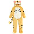 thumbnail image 1 of EnJoCho Kids Plush Animal Hooded Jumpsuit - Plush Hooded Outfit with Tail Detail for costum𝖾 Activities and Birthday Theme Parties, 1 of 4