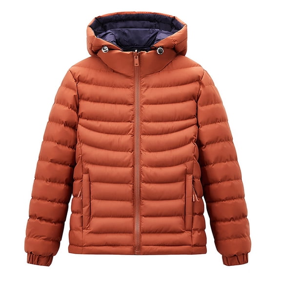 EnJoCho Kids Reversible Convertible Jacket 2 In 1 Double Sided Hooded Lightweight Cotton Coat Soft Warm Outerwear Mild Winter Windbreaker Vest Parka