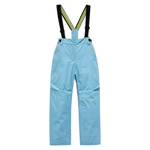 EnJoCho Kids' Snow Bib – Unisex Boys' and Girls' Insulated Waterproof Snow Pants Ski/Snowboard Overalls Boys And Girls Winter Straight Overalls Ski Pants