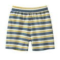 thumbnail image 1 of EnJoCho Kids Summer Casual Shorts Toddler Boys Girls Soft Home Sofa Shorts Children's Fashion Stripe Prints Shorts Casual Outwear Home School Sports Daily Clothes, 1 of 4