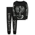 thumbnail image 1 of EnJoCho Kids Unisex Halloween Costume Set, Funny Bone‑Print Long Sleeve Tops And Pants 2‑Piece Outfit, Holiday Clothing For Toddler Boys And Girls, 1 of 8