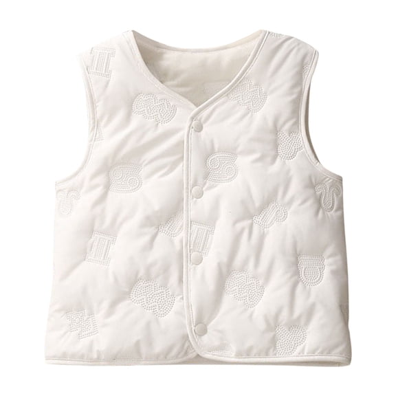 EnJoCho Kids Vest Boys Girls Lightweight Thermal Puffer Sleeveless Jacket Thin Cotton Fall Winter Baby Toddler Waistcoat Warm Outerwear Bodywarmer