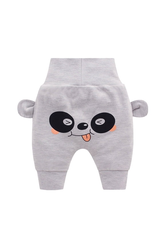 Knee-Padded Play Pants - Stretch Cotton Long Pants for 12-24 Months Babies Crawling & Outdoor Activities (80,H)