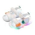 thumbnail image 1 of NOKIO LED Light-Up Action Sandals - Glowing Sports Shoes with Cushioned Arch Support for Active Kids Boys Girls Nighttime Outdoor Play, 1 of 4