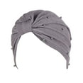 thumbnail image 1 of EnJoCho Lightweight Hair Cover for Women Fashion Elastic Solid Color Comfortable Cap Beaded Large Cap For Women Breathable Head Wraps, 1 of 3