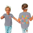 thumbnail image 1 of EnJoCho Little Children Casual T Shirt Kids Girls Fashion Flower Print Tshirt Toddler Boy Girl Mothers Day Trendy Tops Youth Summer Daily Playwear Shirts Tees, 1 of 4