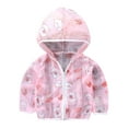 thumbnail image 1 of EnJoCho Little Children Summer Blouse Toddler Boys Girls Sun Coat Long Sleeve Zip Rash Guard Sun Clothing Coat Cartoon Print Fashion Jacket, 1 of 9