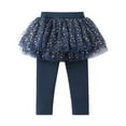 thumbnail image 1 of EnJoCho Little Girls Footless Leggings Pants Lace 𝖱uffle Tutu Skirt Toddler Baby Sequin Tutu 𝖲tretchy Cotton Tights Ballet Dance Princess Costum𝖾 Playtime, 1 of 6