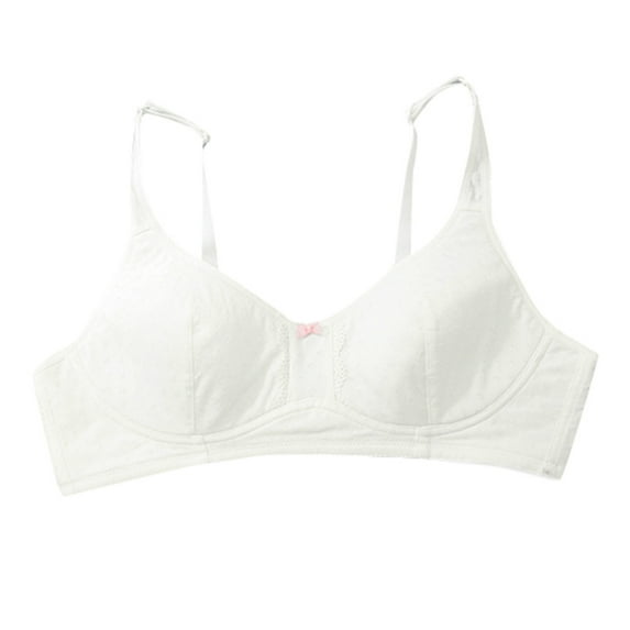 EnJoCho Long Sleeve Shirt Teen Girls Students Underwear Bra Vest Children Underclothes Bow Knot Undies Clothes Children School Home Fashion Wear