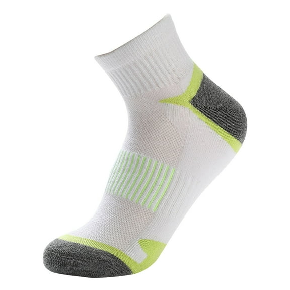 EnJoCho Men'S Crew Socks Casual Ankle Socks For Guys Men's Colored Breathable Personalized Sweat Absorbing Towel Bottom Outdoor Loop Socks Sports Socks