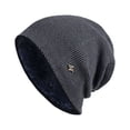 thumbnail image 1 of EnJoCho Men Women Winter Trendy Warm Oversized Baggy Stretchy Slouchy Skully Hat Men And Women Thermal Knit Beanie, 1 of 4