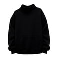 thumbnail image 1 of EnJoCho Mock Neck Sweatshirt for Girls Oversized Cozy Mockneck Hoodless Sweatshirts Long Sleeve Pullover Prepp𝗒 Clothes Kids Youth Graphic Crewneck Back-to-School, 1 of 8