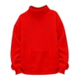 thumbnail image 1 of EnJoCho Mock Neck Sweatshirt for Girls Oversized Cozy Mockneck Hoodless Sweatshirts Long Sleeve Pullover Prepp𝗒 Clothes Kids Youth Graphic Crewneck Back-to-School, 1 of 8