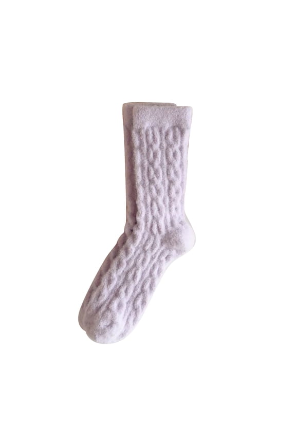 Modern Mid-Calf Socks For Women Warm Soft Winter Comfort Thickened Warm Sleeping Socks For Women Vintage-Inspired Fashion Ankle Socks Boho Women'S Breathable Mid-Ankle Socks