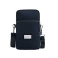 thumbnail image 1 of EnJoCho Solid Color Versatile Mobile Phone Bag Small Crossbody Bag Vertical Mini Change Bag Trendy Matching Bags for Male Female for Travel Casual Use Clearance, 1 of 5