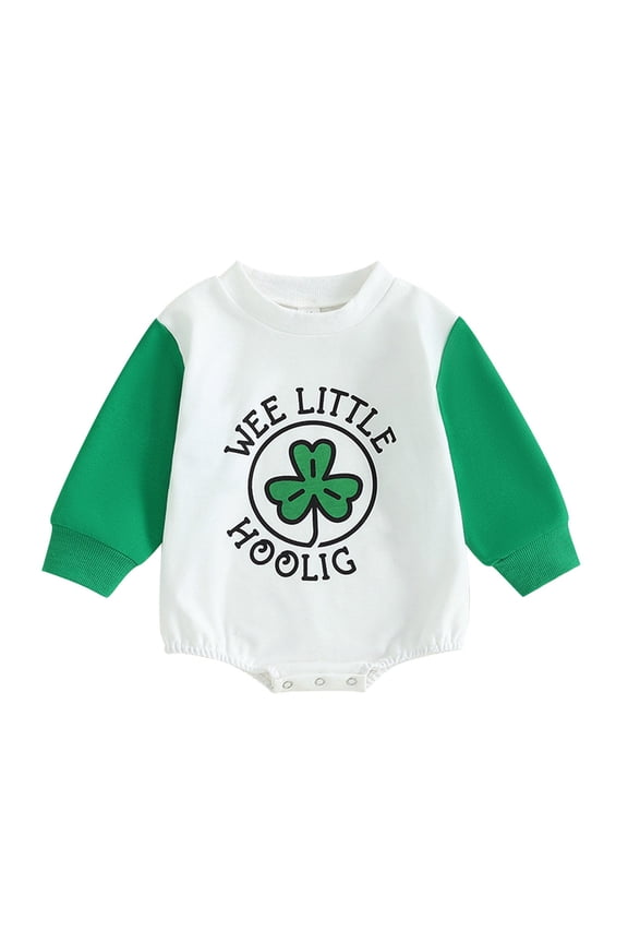 Spring Baby Button-Up Romper - Long Sleeve Lightweight Cotton Jumpsuit with Snap Closure for Easy Dressing Indoor Outdoor Playdate Outfits (0-3 Months,B)