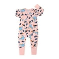thumbnail image 1 of EnJoCho Spring Outfits for Toddler Boys Girls Baby Sleep Play Pajamas Romper Jumpsuit Printed Clothing Cotton Romper Zip Front Outfits Toddler Trendy Bodysuit Party Wear Home Casual Clothing, 1 of 9