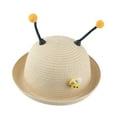 thumbnail image 1 of EnJoCho Summer Baby Cartoon Children Breathable Hat Straw Hat Kids Hat Boy Girls Hat Cap Cute Beach Sunhat Casual Outdoor Caps, 1 of 2