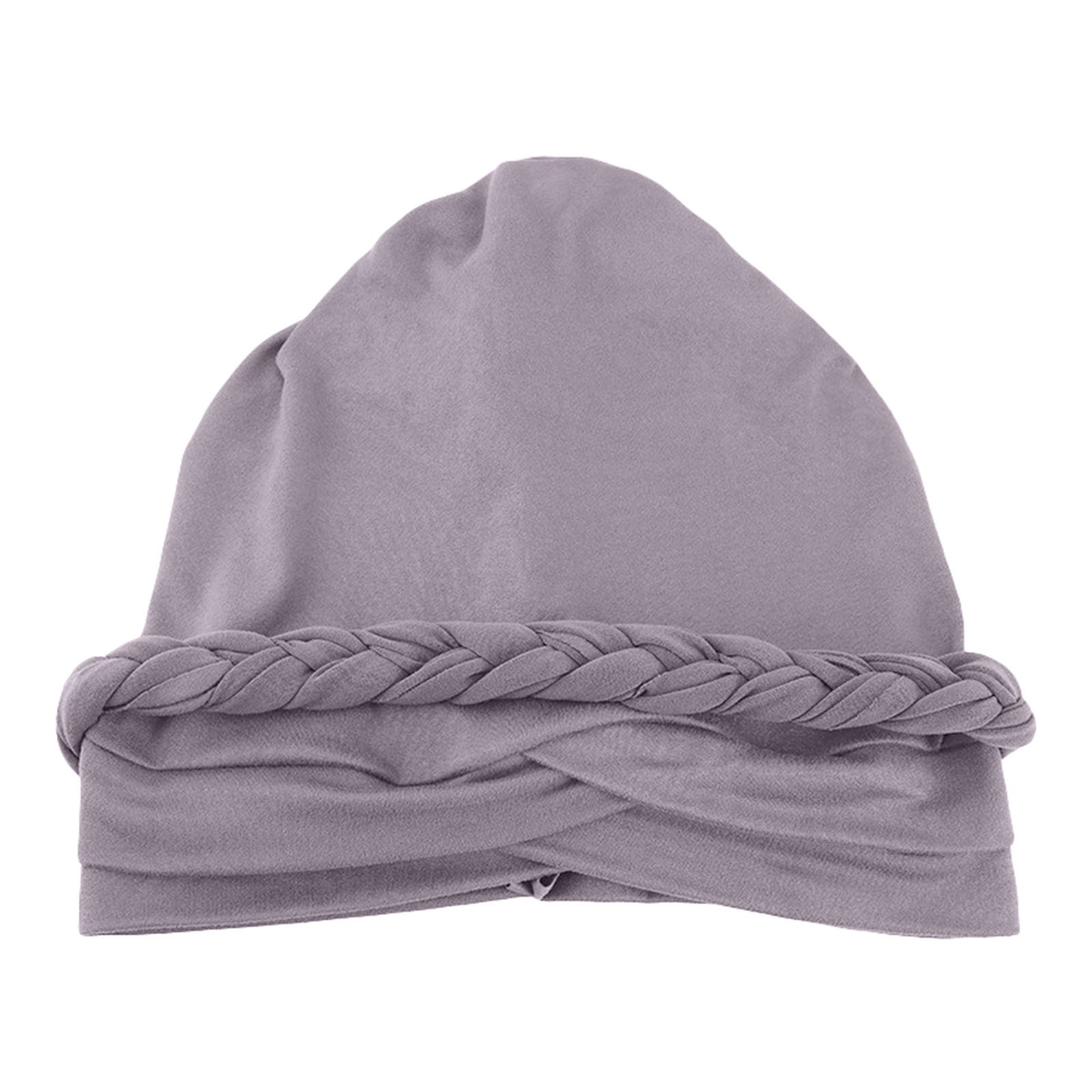 Lot De 5 Turbans Et Bonnets Pour Femme - Coton Doux, Extensible - Pour Quotidien, Sport, Chimiothérapie