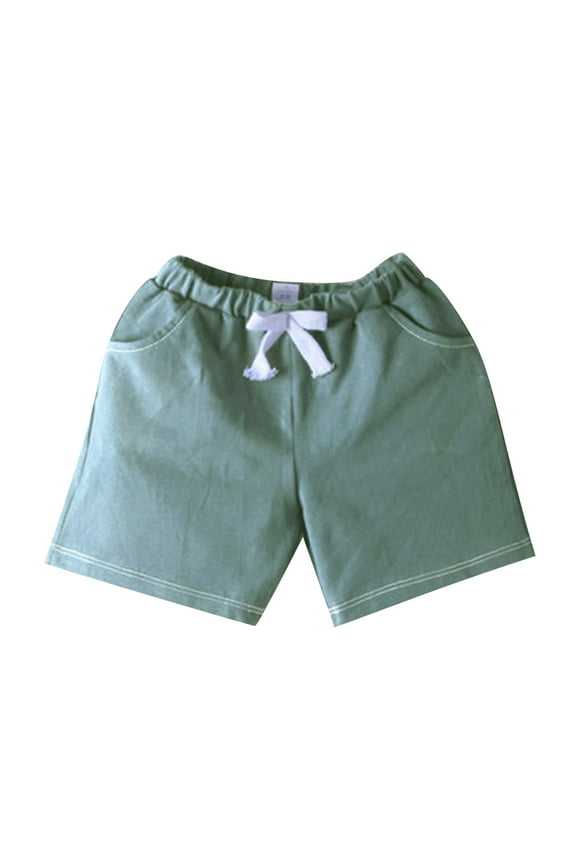 Summer Children's Candy Colored Cotton Shorts Sports Pants Elastic Waist Comfortable Casual Student Kindergarten Boys And Girls Shorts