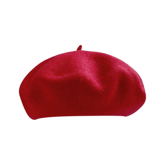 EnJoCho Summer Turbans for Women Wool Beret Hat French Beret Cap Winter ...
