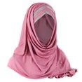 thumbnail image 1 of EnJoCho Sun Cap for Women's Women's Eid Al Fitr Colored Forehead Bright Scarf Hat Headband Adjustable Hair Wraps, 1 of 3