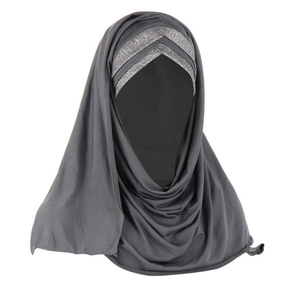 EnJoCho Sun Cap for Women's Women's Eid Al Fitr Colored Forehead Bright Scarf Hat Headband Adjustable Hair Wraps