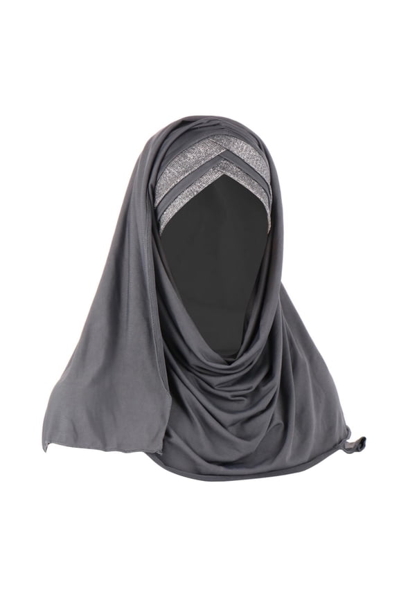 Sun Cap for Women's Women's Eid Al Fitr Colored Forehead Bright Scarf Hat Headband Adjustable Hair Wraps