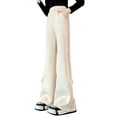 thumbnail image 1 of EnJoCho Teen Girls Kids Tween Cute Flare Leggings Bow Wide Leg Stretchy Elastic High Waisted Yoga Dance Pants 𝖸2k Trendy Botcut Bottoms Athletic Casual Streetwear Fashion, 1 of 8