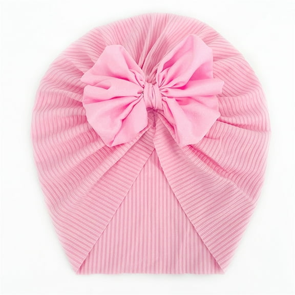 EnJoCho Toddler Baby Boys Girls Cap Beanie Bowknot Ribbed Elastics Turban Hat Kids Cute Fashion Home Outing Cute Clothes Accessories