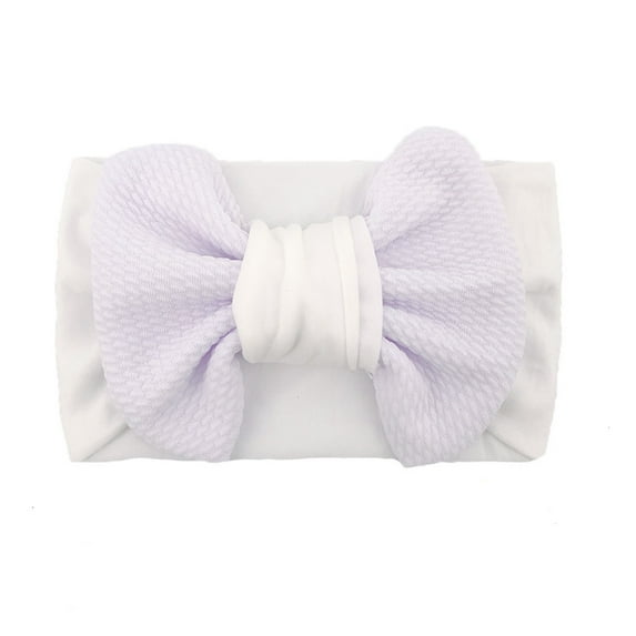 EnJoCho Toddler Baby Boys Girls Stretch Solid Bow Hairband Headwear Headband 0-3 Years Kids Cute Fashion Home Outing Cute Clothes Accessories