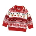 EnJoCho Toddler Baby Girl Boy Cute Long Sleeve Christmas Deer Knitted