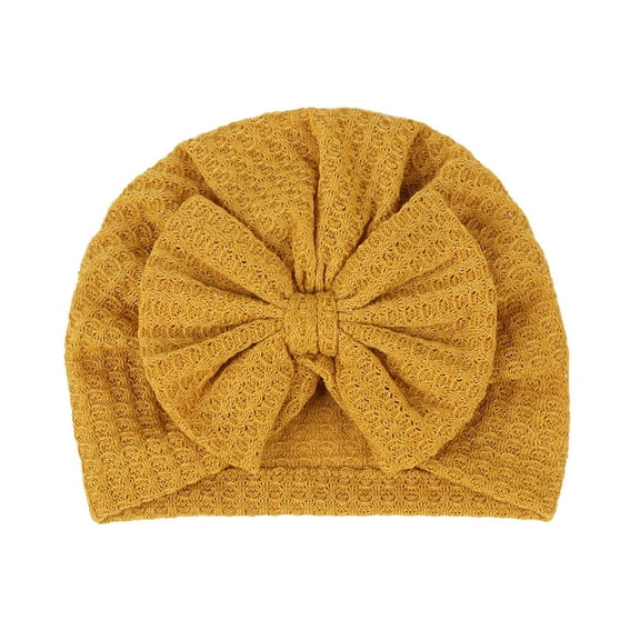 EnJoCho Toddler Baby Girls Boys Summer Solid Bow Cap Hat Adorable Kids 0-24 Months Headwear Baby Small Kids Cute Daily Head Wear