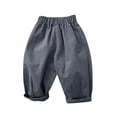 thumbnail image 1 of EnJoCho Toddler Baggy Cargo Pants Stretchy Soli𝖽 Baby Boys Girls Elastic Pants Summer Casual Soft Leggings Trousers Jogger Pants Toddler Boy Casual Pants, 1 of 5