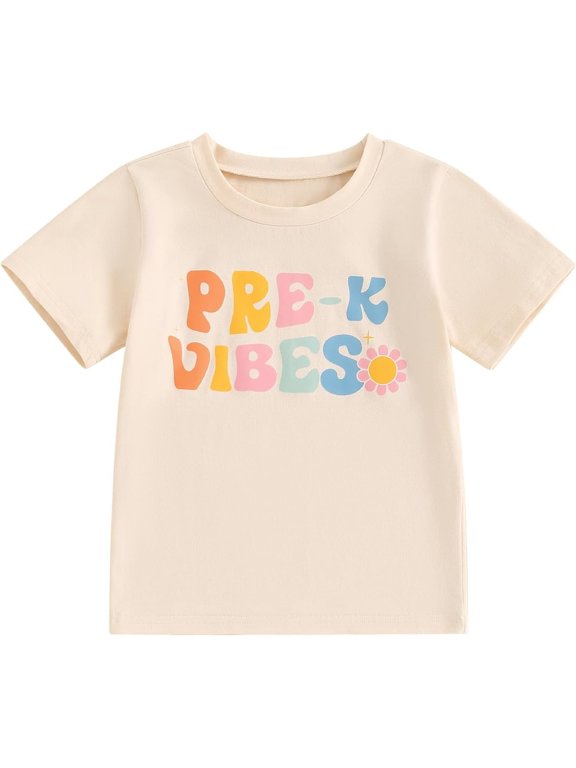 Toddler Boy Girl Summer T Shirts First Day of School Shirt in My Pre School Era Shirt Toddler Kindergarten Shirts