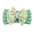 thumbnail image 1 of EnJoCho Toddler Boys Girls Floral Print Bowknot Stretch Knitted Hairband Headwear Headband Baby Kids Cute Fashion Home Outing Cute Clothes Accessories, 1 of 1