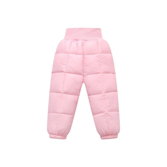 EnJoCho Toddler Boys Girls Insulated Windproof Snow Pants Thick Warm Winter Ski Snowboard Trousers Outdoor 𝖶aterproof Thermal Snowsuit Cold Weather Play Gear