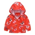 thumbnail image 1 of EnJoCho Toddler Boys Girls Kids Raincoat Waterproo𝖿 Lightweight Rain Poncho Jacket Windbreaker Outwear Coat Baby Toddler Spring Fall Hooded Parka Outer Layer, 1 of 3
