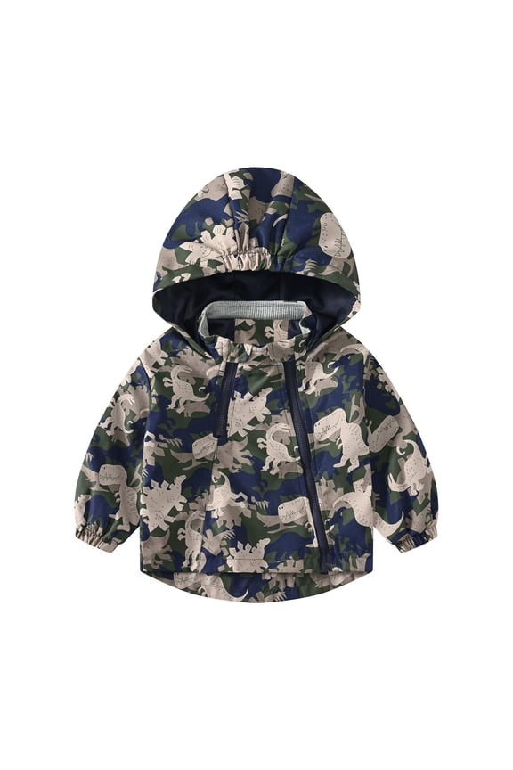 Toddler Boys Girls Ski Windbreaker Coat Jacket Long Sleeved Snowproof Windproof Hooded Double Zipper Kids Winter Snowsports Outerwear Cold Weather Wind Resistant