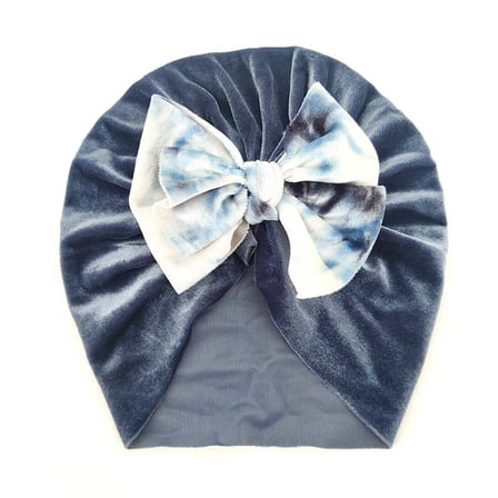 EnJoCho Toddler Boys Girls Tie Dyed Stretch Cap Beanie Bowknot Elastics Turban Hat Baby Kids Cute Fashion Home Outing Cute Clothes Accessories