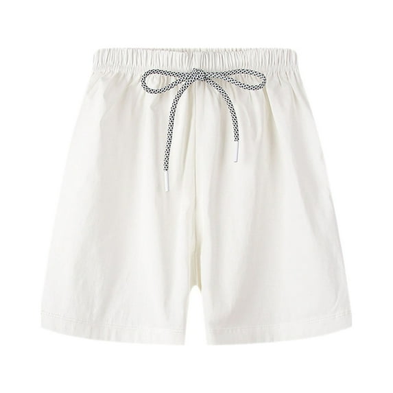 EnJoCho Toddler Boys Short Casual Pants Plain Color Fan Sports Lace Up Beach Summer Baby Shorts Harem Pants Boys Short Outfits Boys 24 Month Clothes Swim Pant